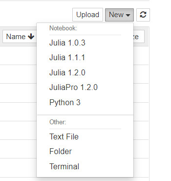 Jupyter Julia-1.2.0 Kernel After